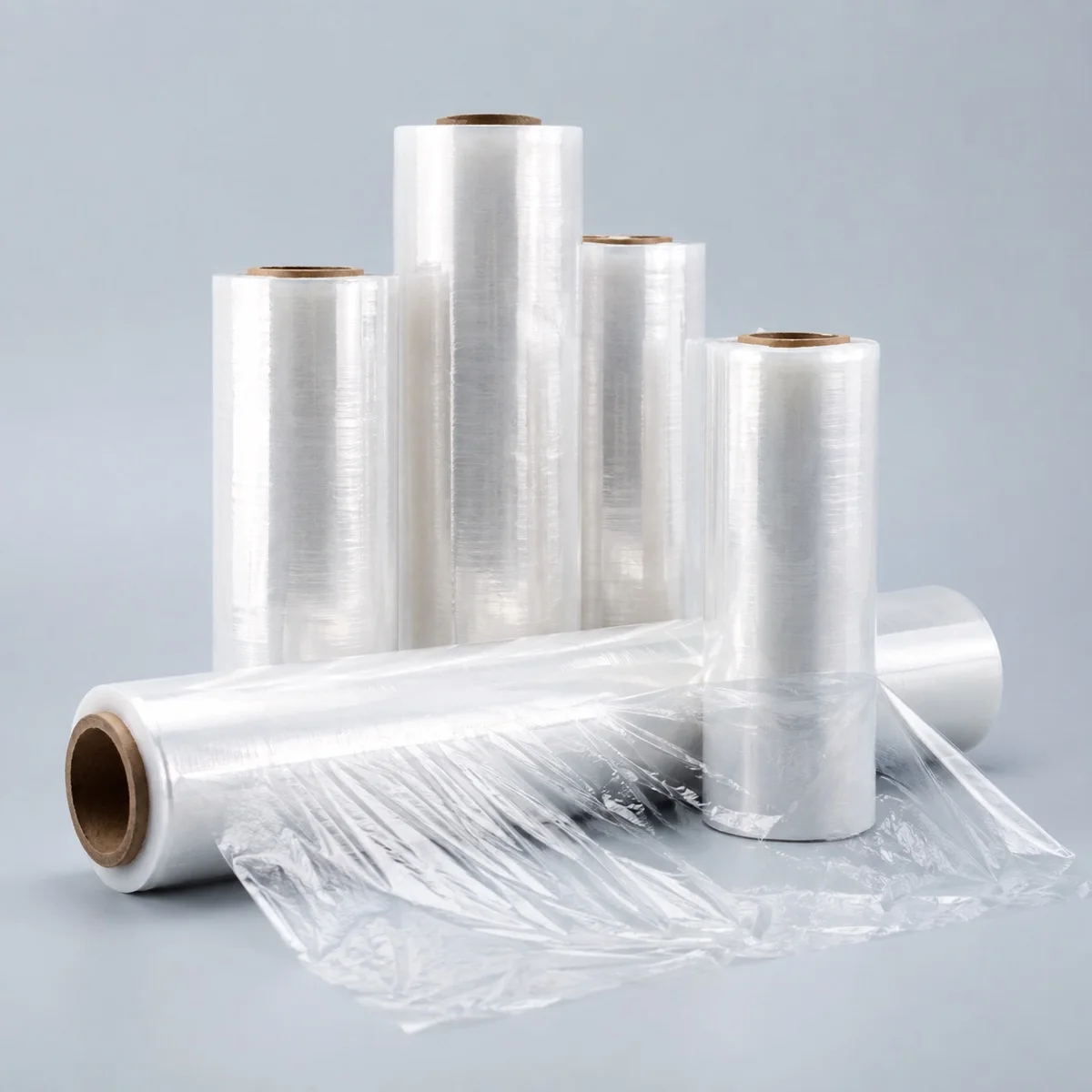 Clear plastic packaging films
