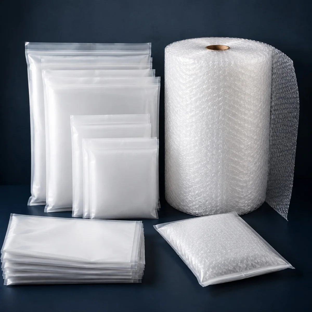 Protective plastic packaging
